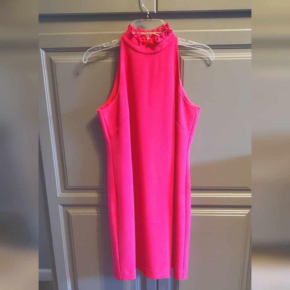 Vince Camuto Vibrant Pink Midi Dress Size 2💕⚜️💕